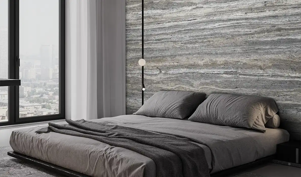 Grey Travertine Marble